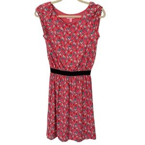 Lilly Pulitzer Dress Women’s Sleeveless Medium Pink Lipstick Novelty Print
